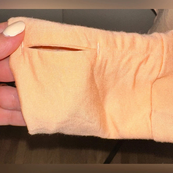 Athletic Works Women’s Athleisure Mock Neck Hoodie In Orange - Size M - Picture 4 of 6